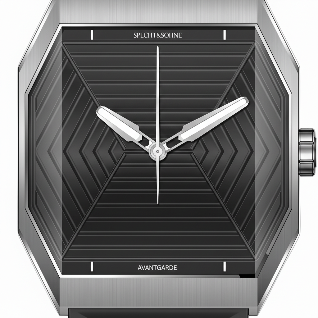 Specht & Söhne SP0001 - M - black dial close up