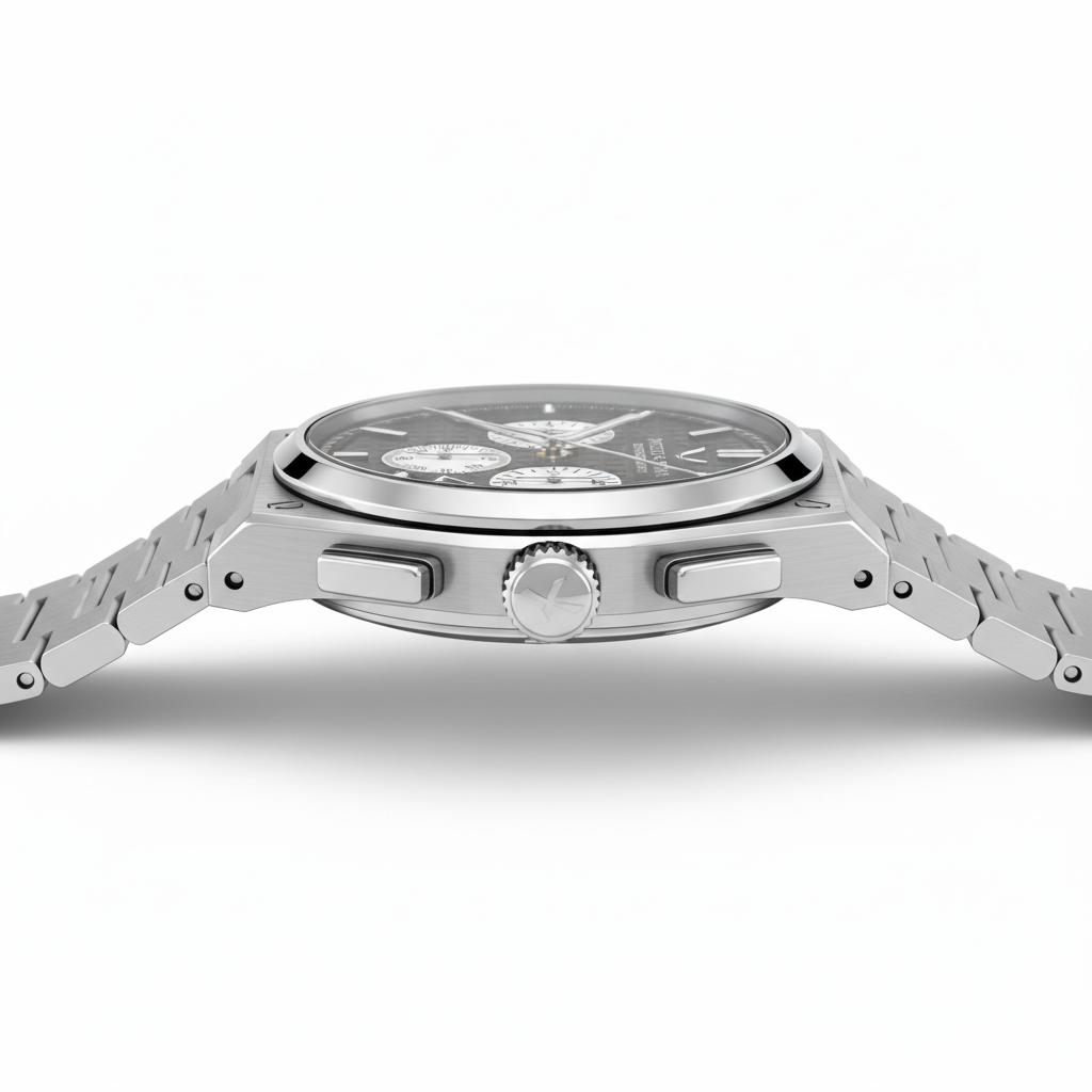 Specht & Söhne SP0005 - M - side, crown, pushers