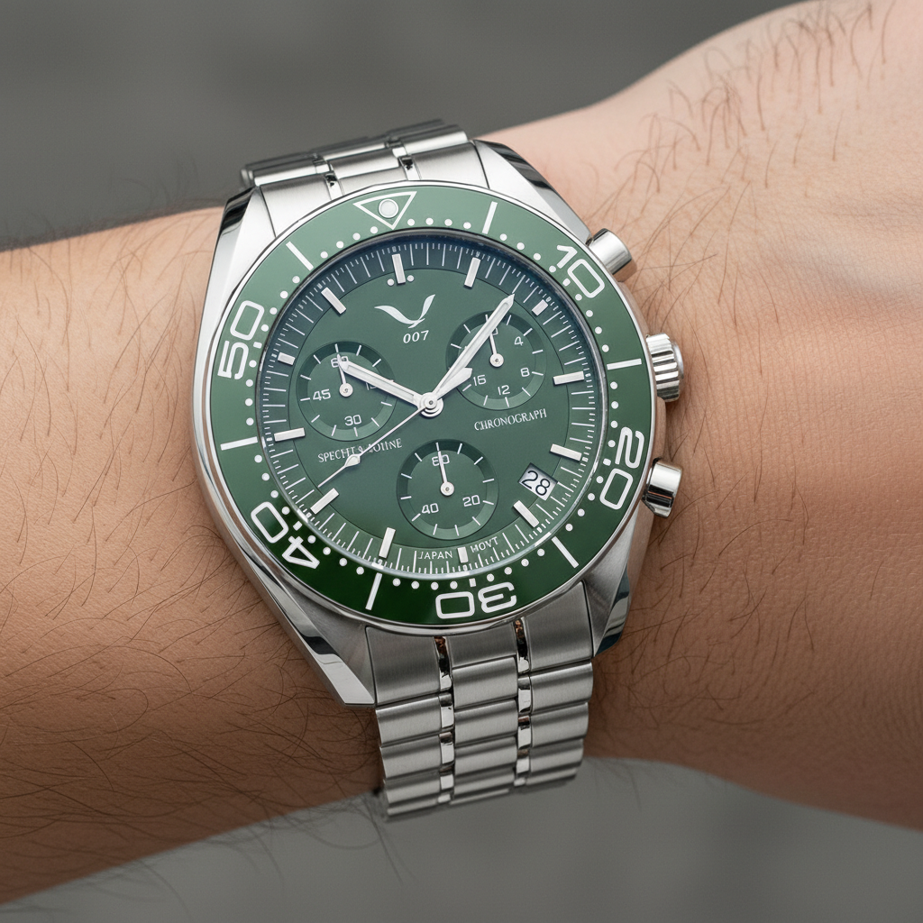 Specht & Söhne SP0007 - M - green dial wrist