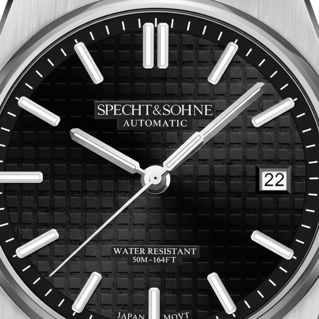 Specht & Söhne SP0014 - M - dial close-up, texture