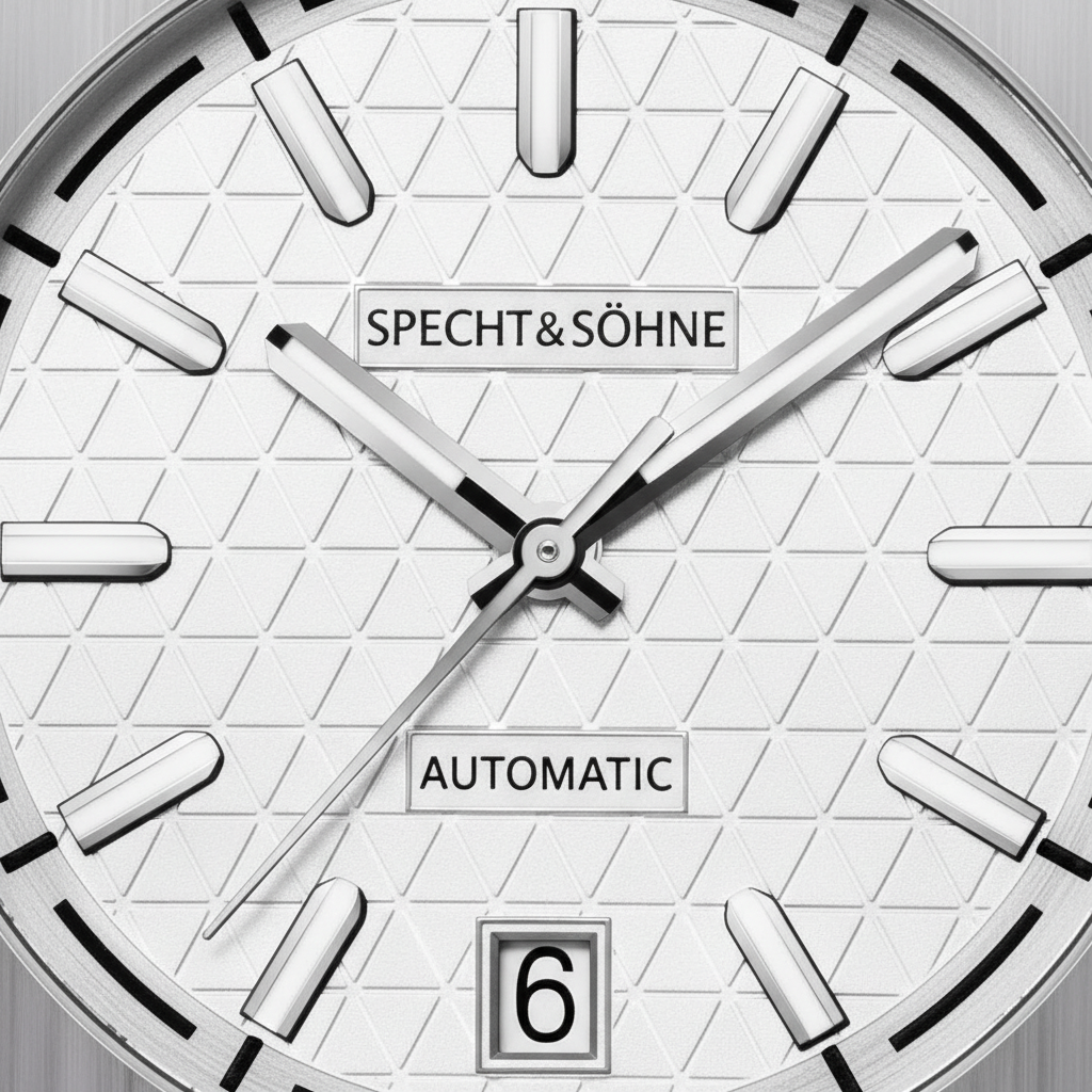 Specht & Söhne SP0022 - M - dial close-up, white