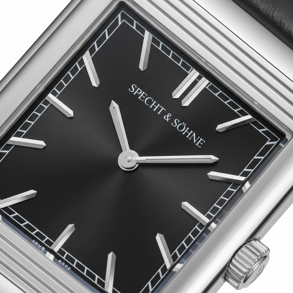 Specht & Söhne SP0028 - M - close up dial, crown