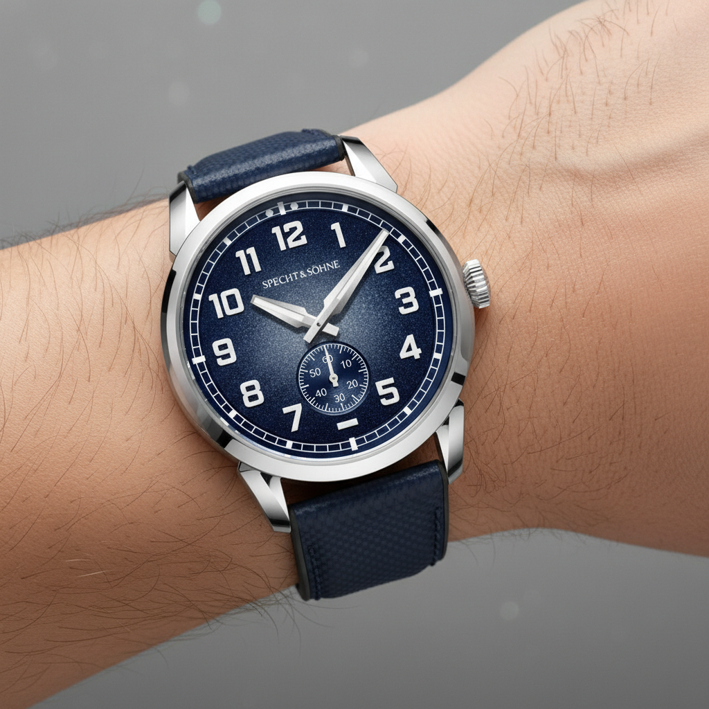 Specht & Söhne SP0029 - M - silver watch wrist