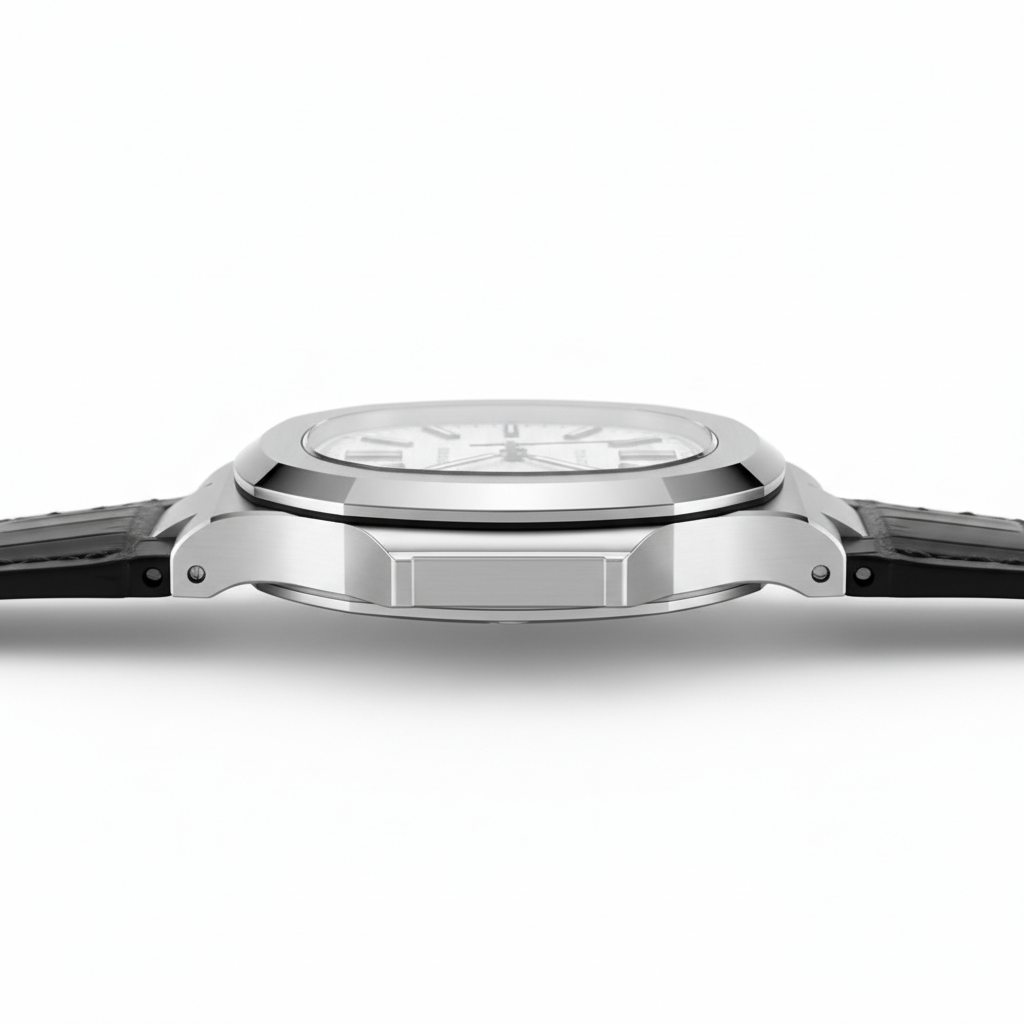 Specht & Söhne SP-5980 - - silver case, side profile