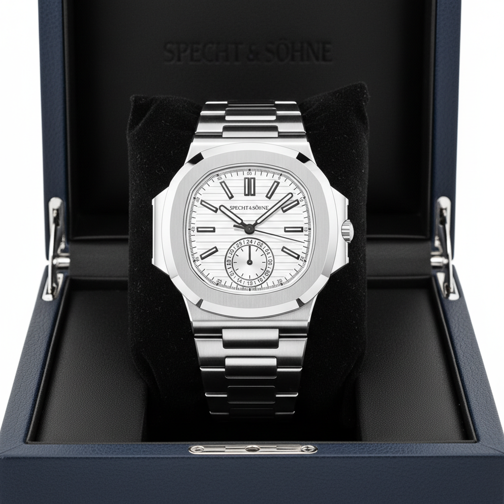 Specht & Söhne SP-5980 - - white dial, in Box