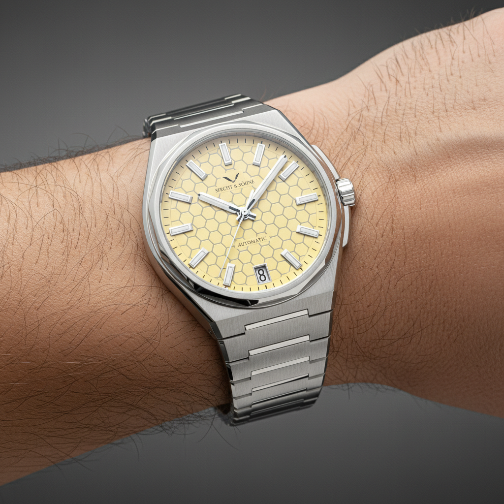 Specht & Söhne SP-Defy - M - on wrist angled view