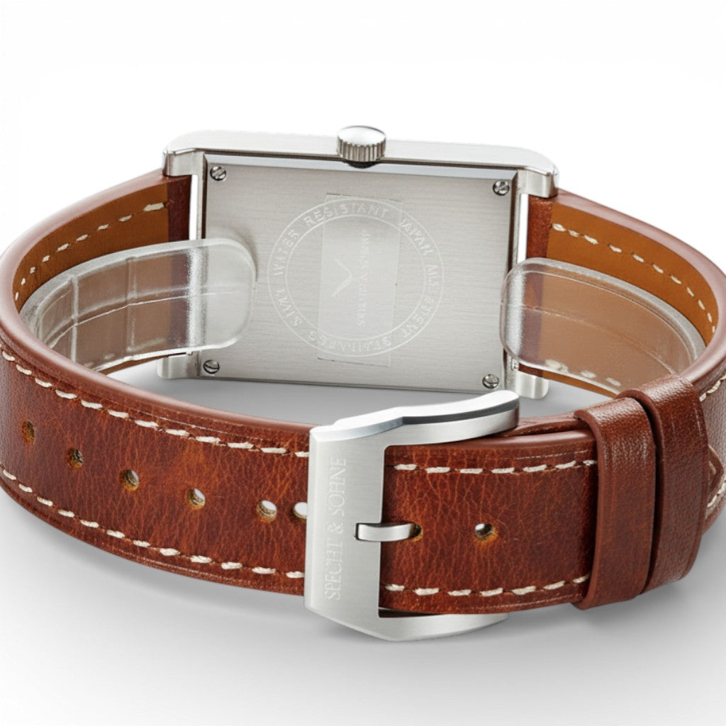 Specht & Söhne SP-TANK - - case back, brown strap