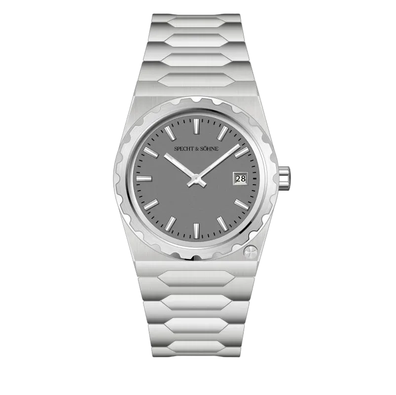 Specht & Söhne VC222 - Front view, grey dial