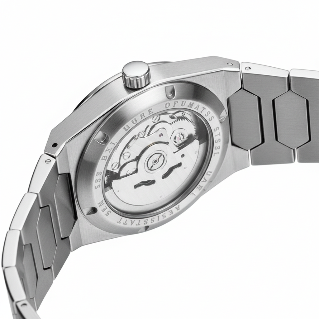 Specht & Söhne VC222 - L - silver, back, movement