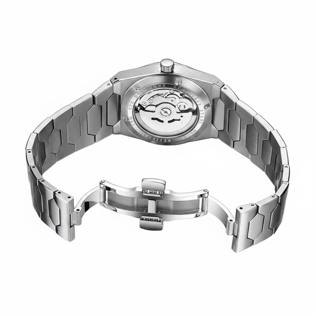 Specht & Söhne VC222 - L - silver, back, clasp