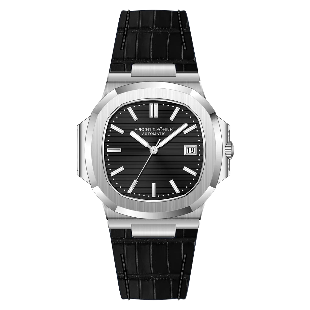 Specht&Sohne SP0010 - Mec - Front view, blue dial, blue strap