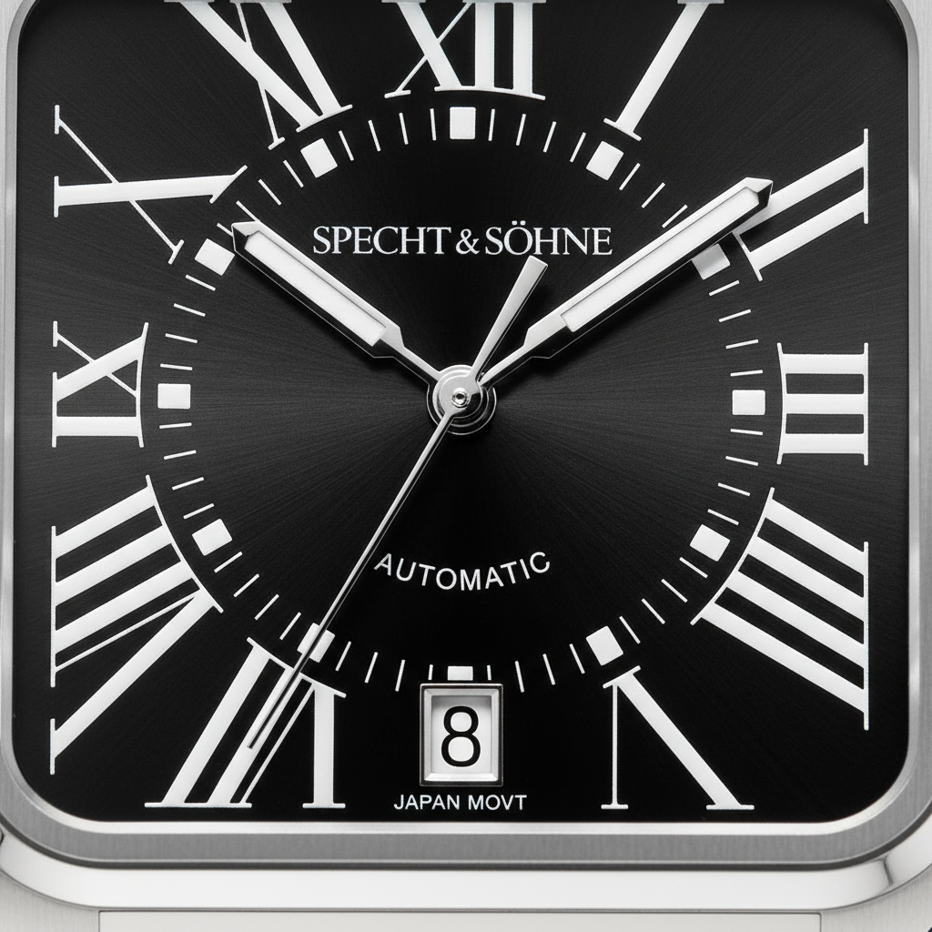 Specht & Sohne SP0021 - M - Close-up dial, Roman numerals