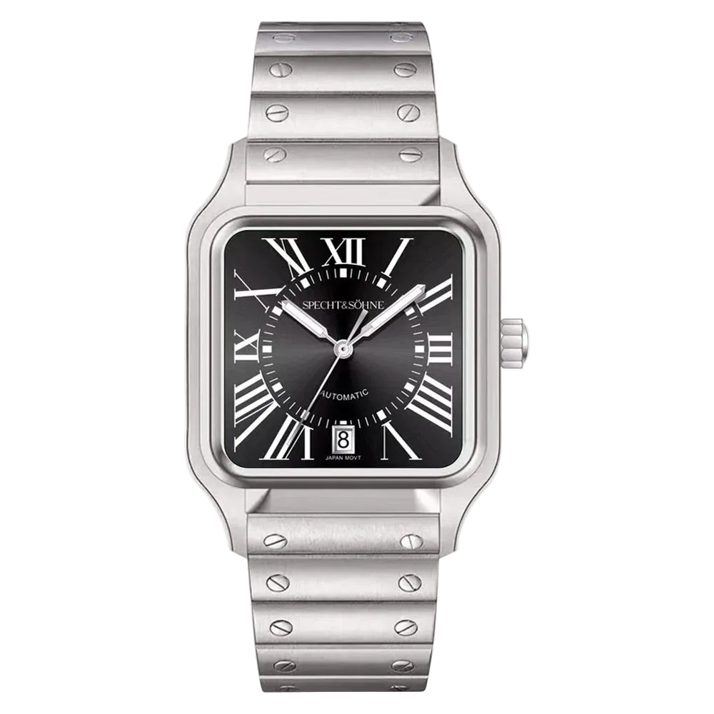 Specht & Sohne SP0021 - M - Front view, black dial
