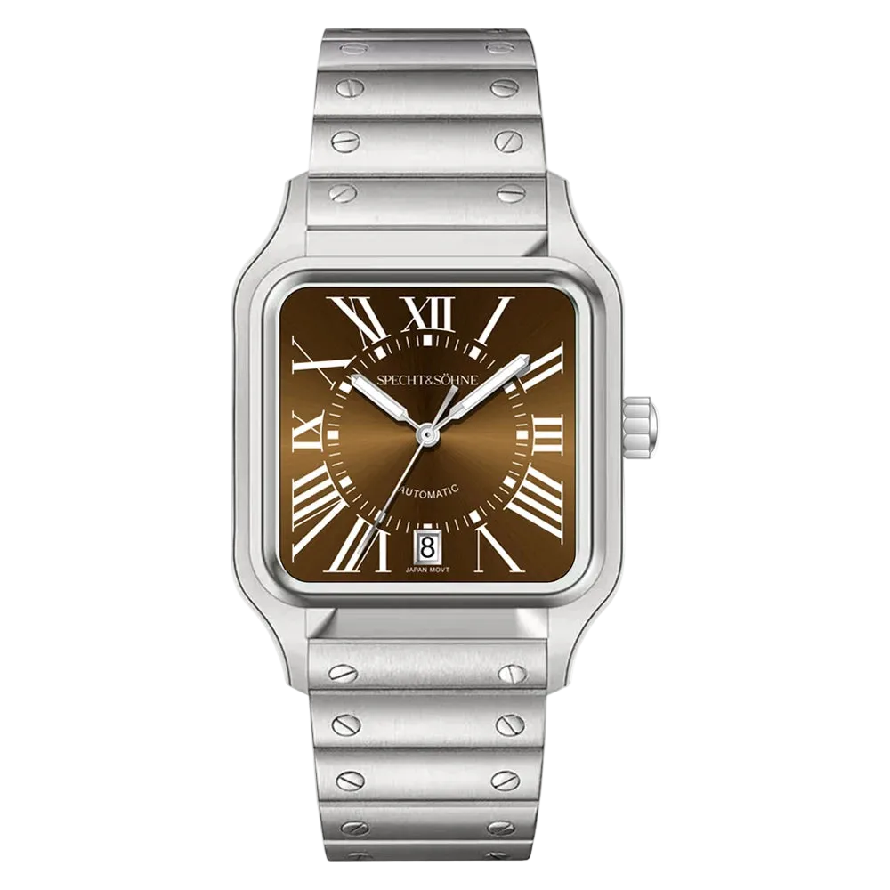 Specht & Sohne SP0021 - M - Front view, brown dial