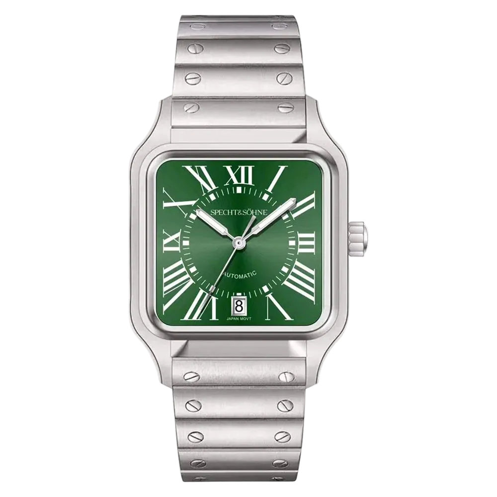 Specht & Sohne SP0021 - M - Front view, green dial