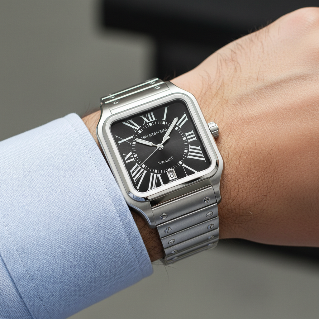 Specht & Sohne SP0021 - M - On wrist, steel bracelet