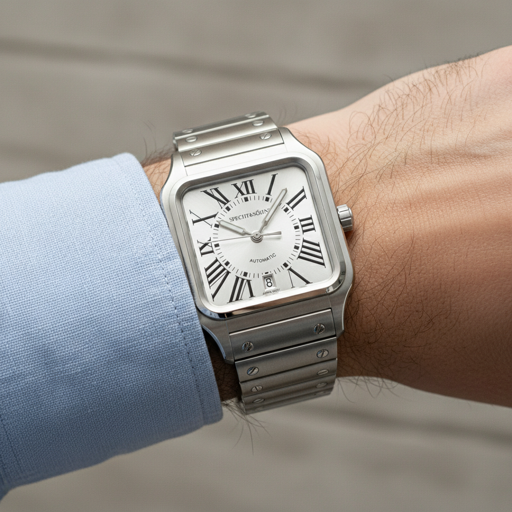 Specht & Sohne SP0021 - M - On-wrist shot, elegant timepiece