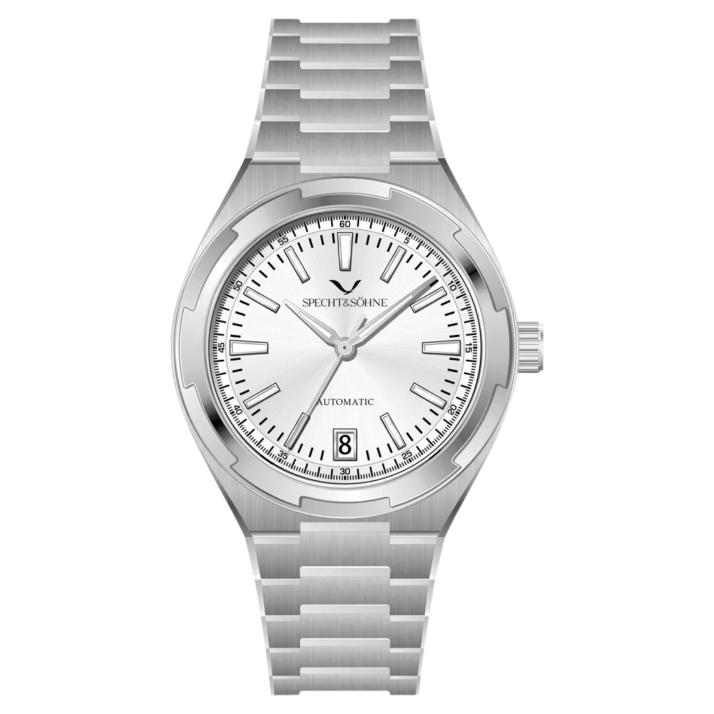 Specht & Sohne SP0024 - M - Front view, steel bracelet
