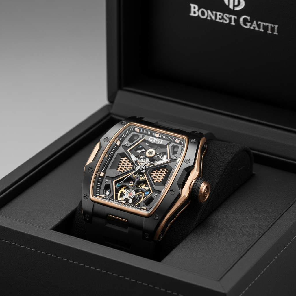 BONEST GATTI BG5501 - Automatic Mechanical Watch with Sapphire breitvacher