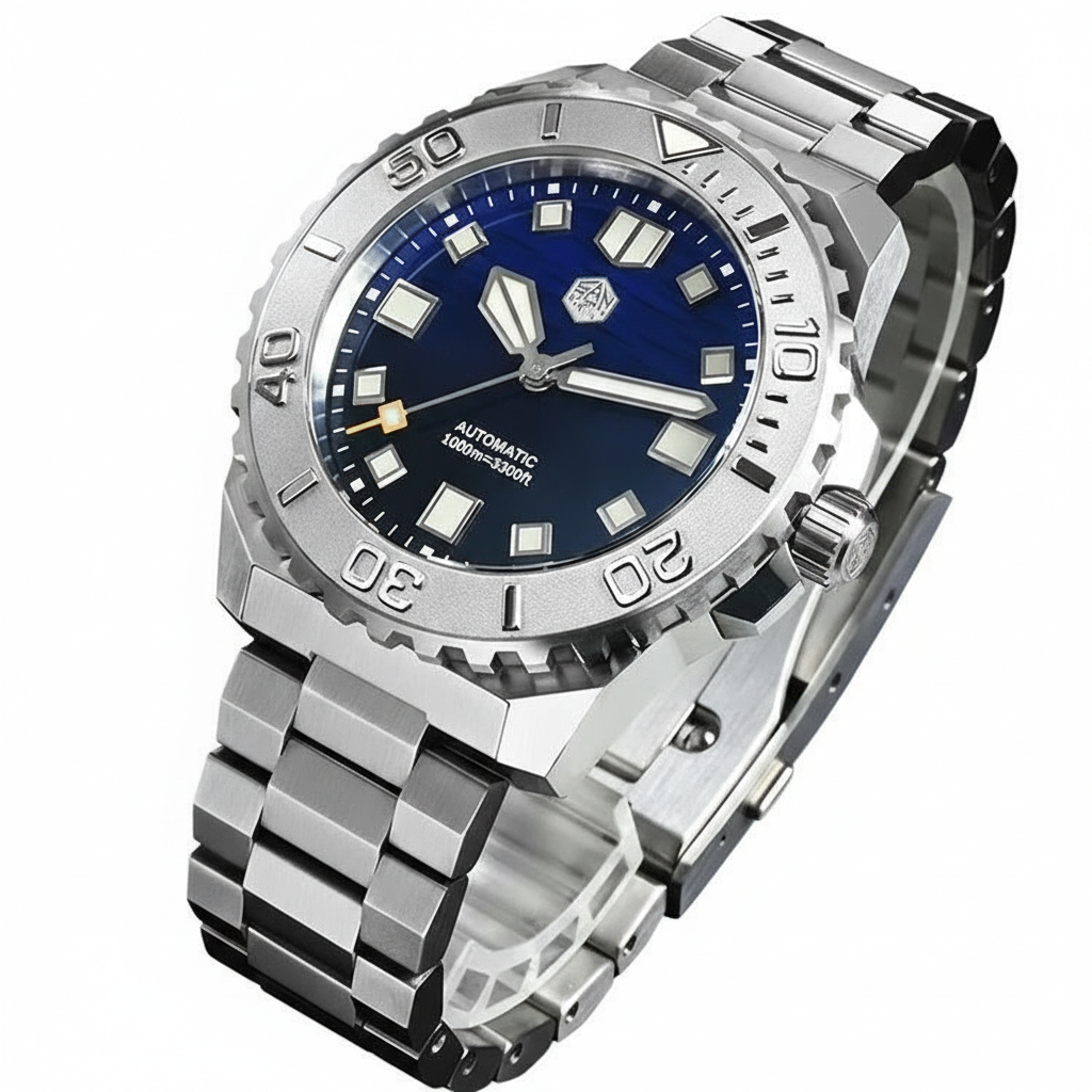 San Martin SN0147-G - Automatic Watch for Deep Sea Diving breitvacher