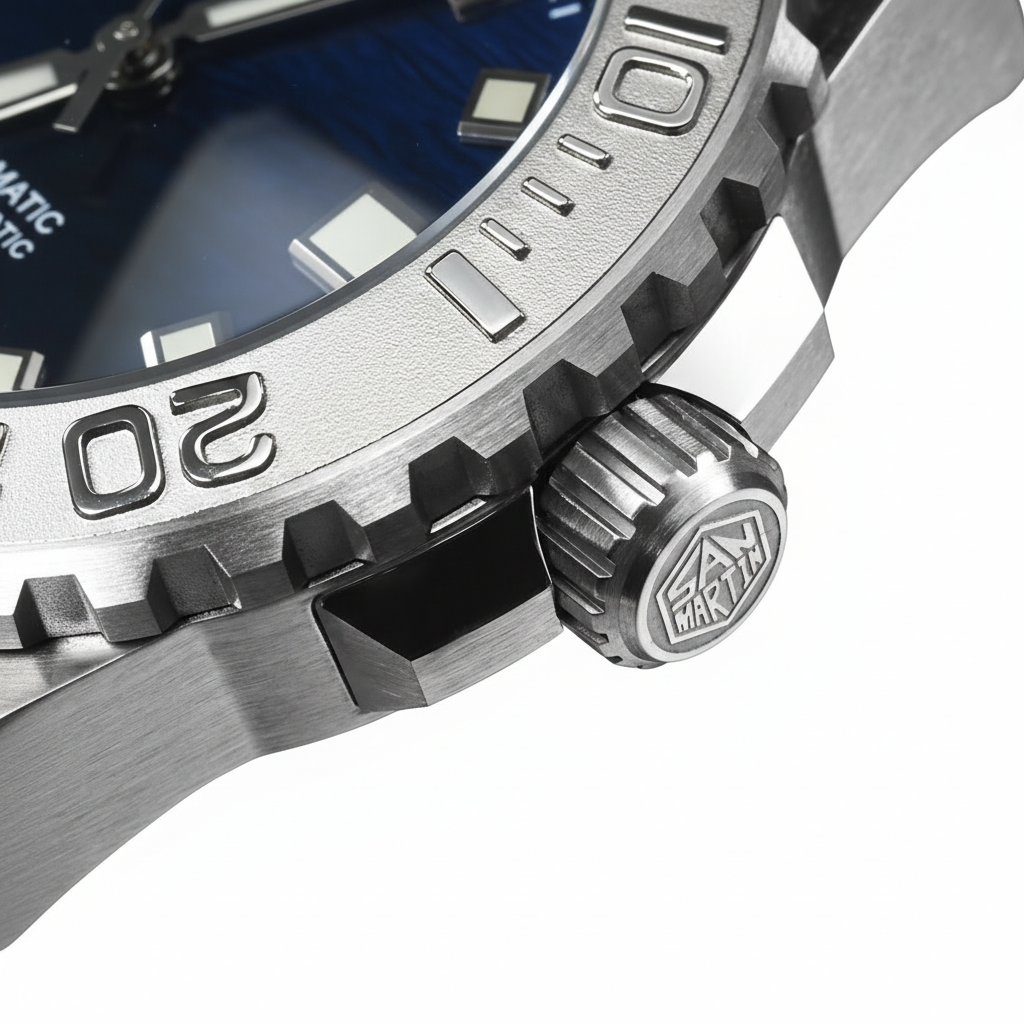 San Martin SN0147-G - Automatic Watch for Deep Sea Diving breitvacher