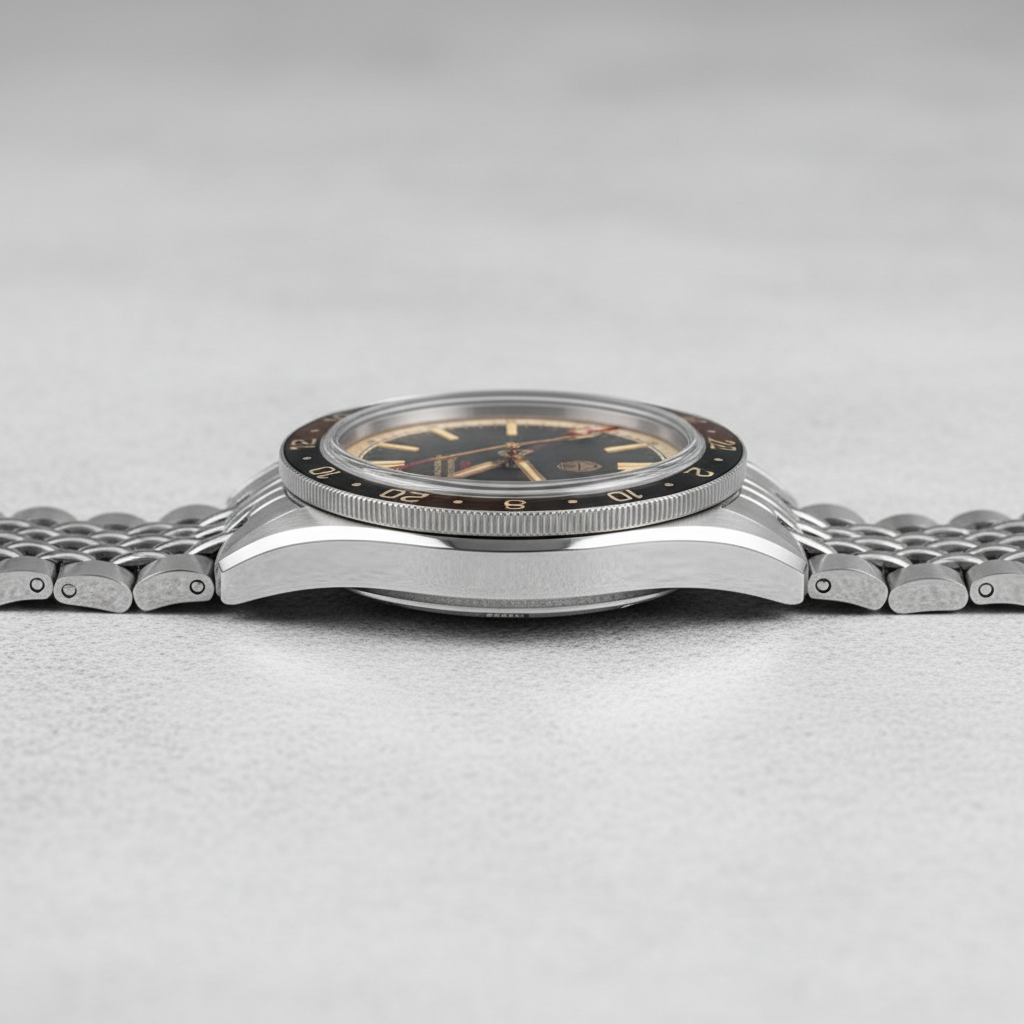 San Martin SN0116 - Horizon Explorer GMT Automatic Watch Dark Edition breitvacher