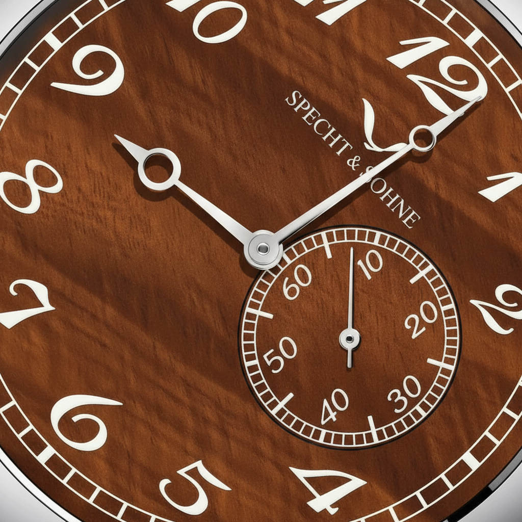 Specht & Söhne SP-1921 - Men's Automatic Watch with Wood Dial breitvacher