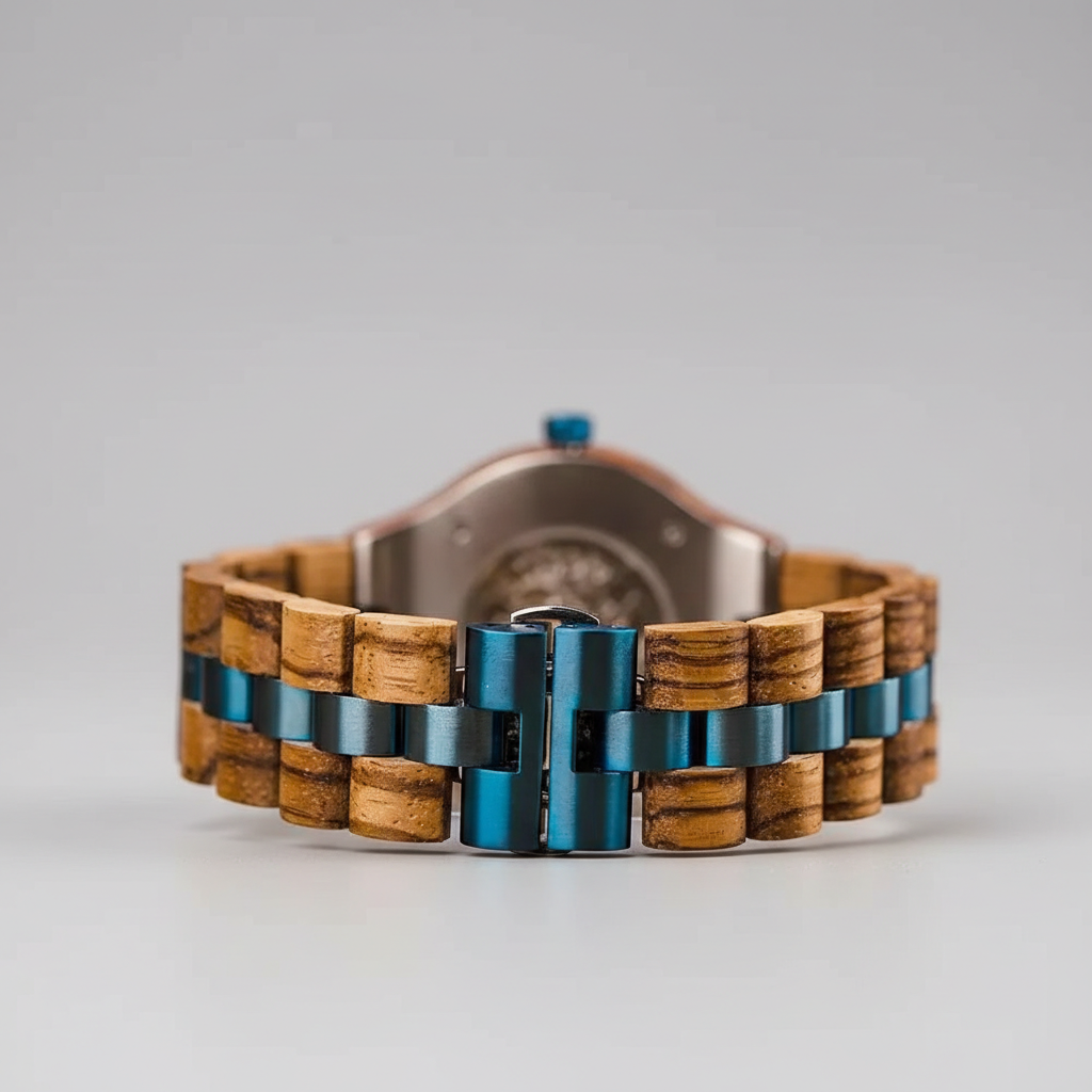 BOBO BIRD GQ029-3 - Men's - blue wood bracelet clasp