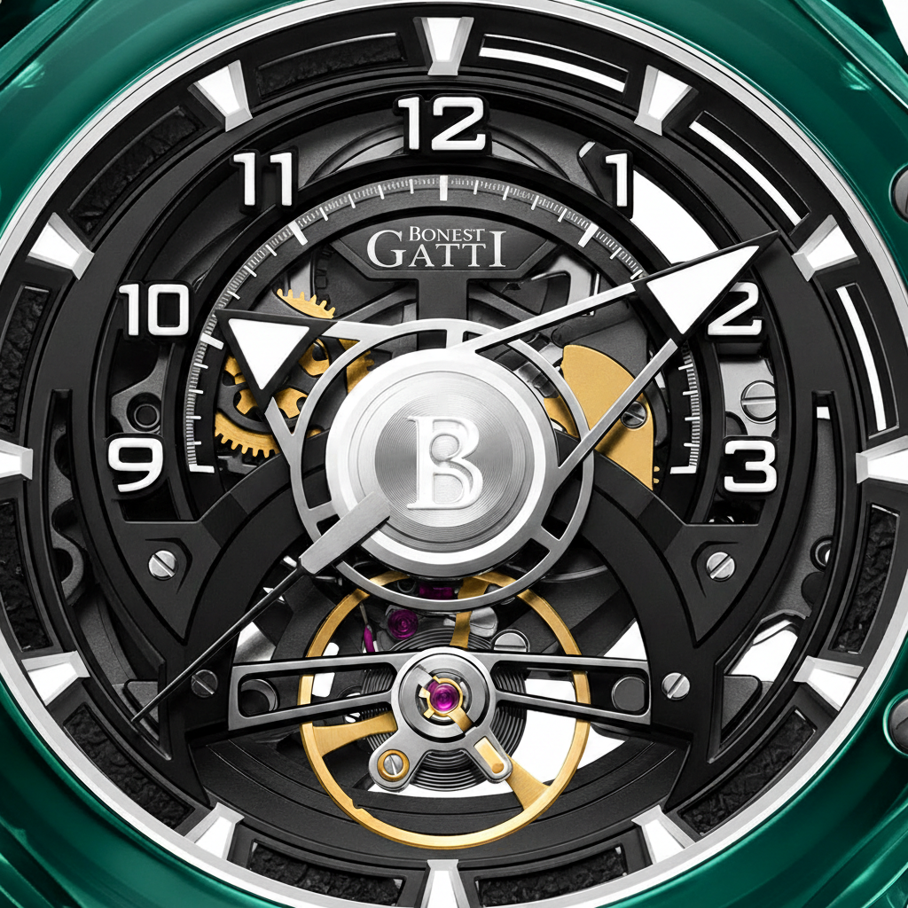 BONEST GATTI BG6003 – Mechanical Skeleton Watch with Sapphire Crystal breitvacher