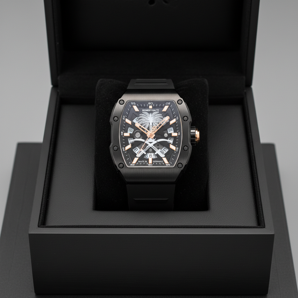 BONEST GATTI BG9904 – Skeleton Tonneau Coconut Grove Automatic Watch breitvacher