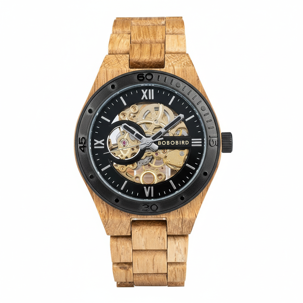 BOBO BIRD GQ029-5 - Mecha - front view, dark wood