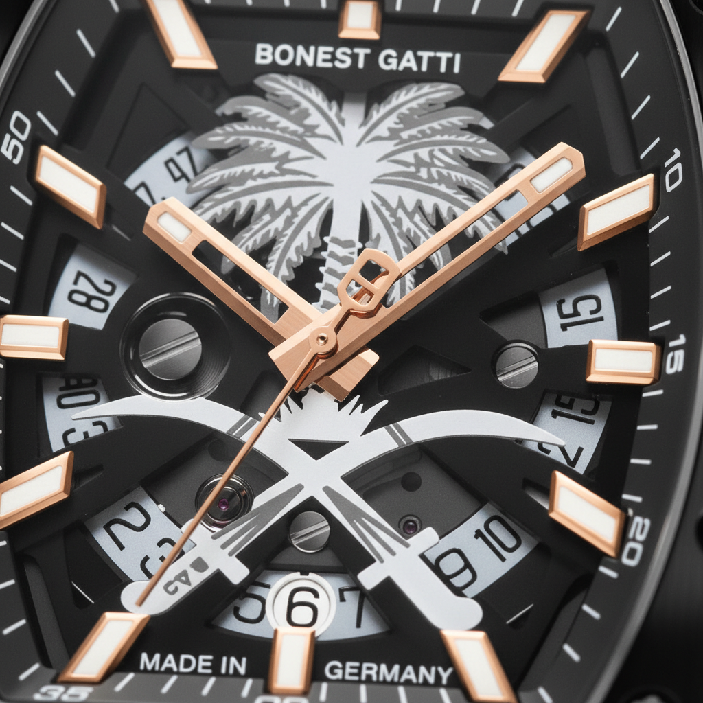 BONEST GATTI BG9904 – Skeleton Tonneau Coconut Grove Automatic Watch breitvacher