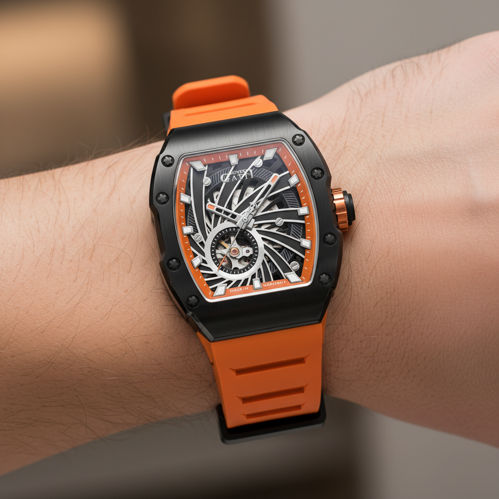 BONEST GATTI BG9902 – Skeleton Phantom Speed Automatic Watch Coloral Edition breitvacher