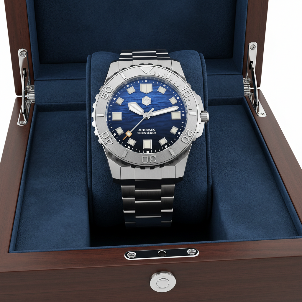 San Martin SN0147-G - Automatic Watch for Deep Sea Diving breitvacher