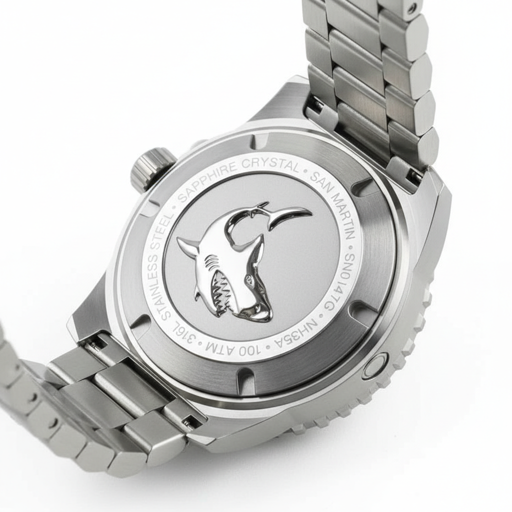 San Martin SN0147-G - Automatic Watch for Deep Sea Diving breitvacher