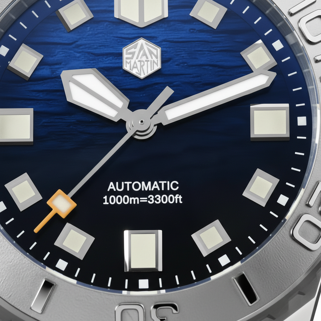 San Martin SN0147-G - Automatic Watch for Deep Sea Diving breitvacher