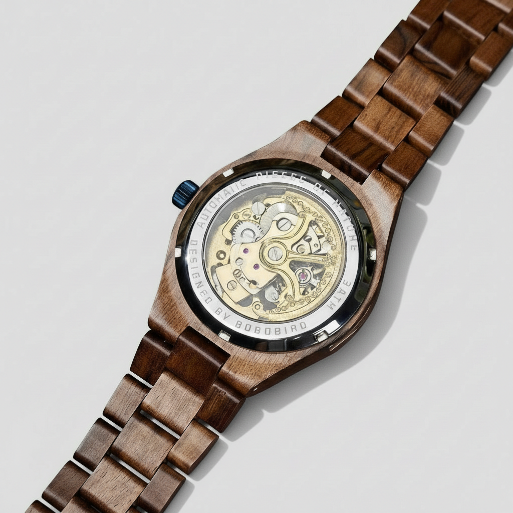 BOBO BIRD GQ029-5 - Mecha - rear view, dark wood