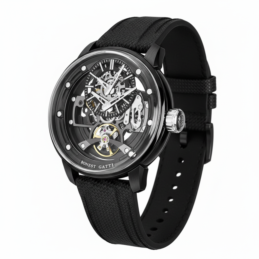 BONEST GATTI BG4003 - Aut - angled view black case