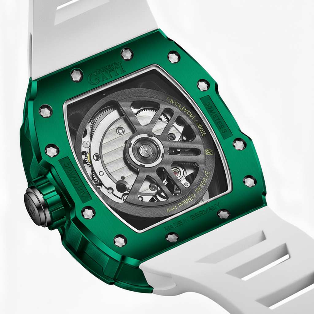 BONEST GATTI BG9903 – Tonneau Automatic Skeleton Luminous Watch breitvacher