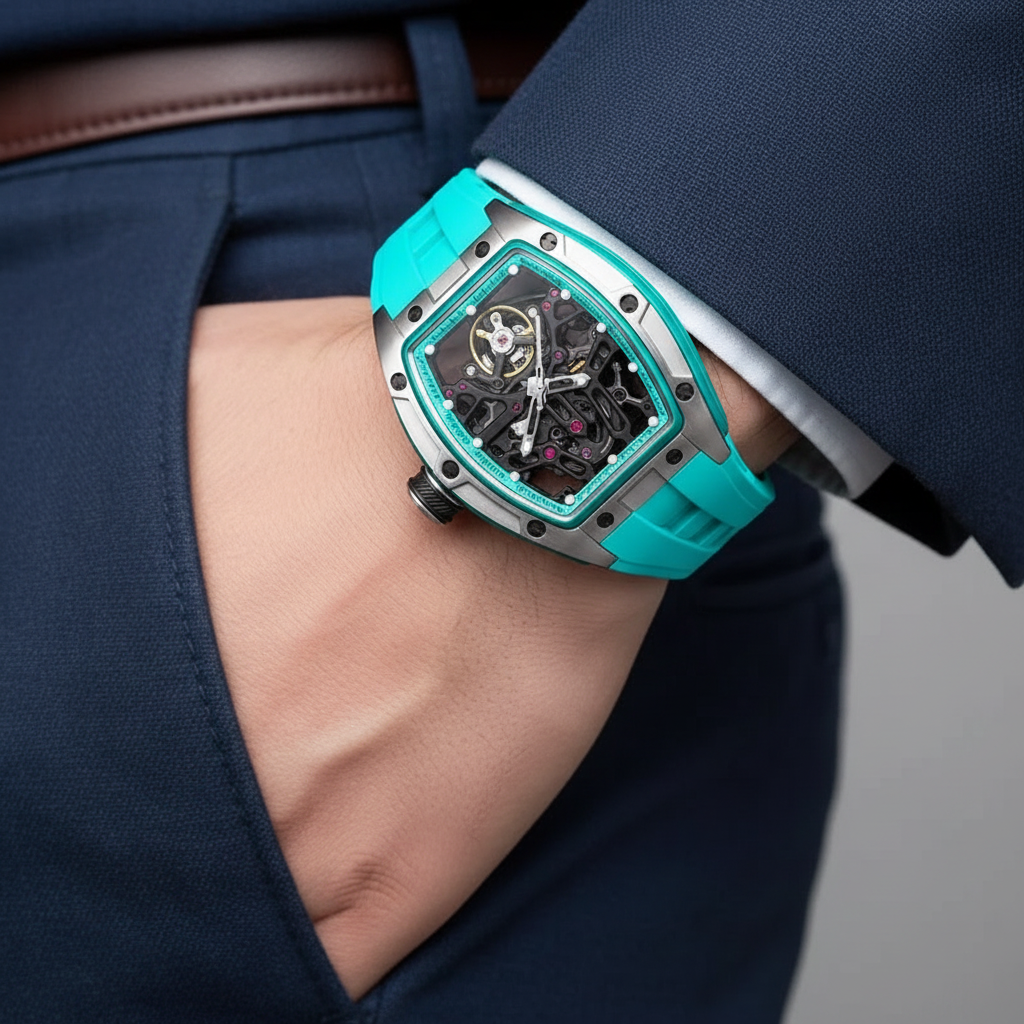 BREITVACHER 91981 - Autom - On wrist, suit, lifestyle shot