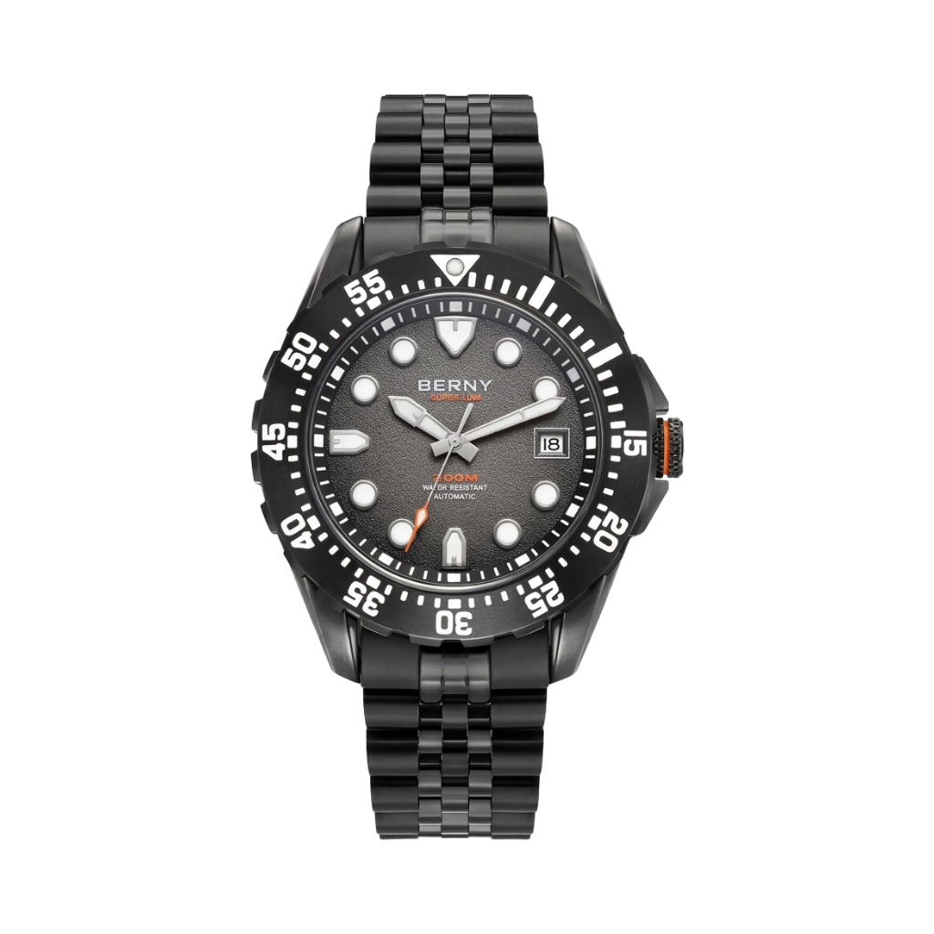 BERNY AM151M - grey dial front view packshot