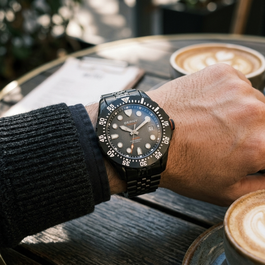 BERNY AM151M - wrist shot lifestyle