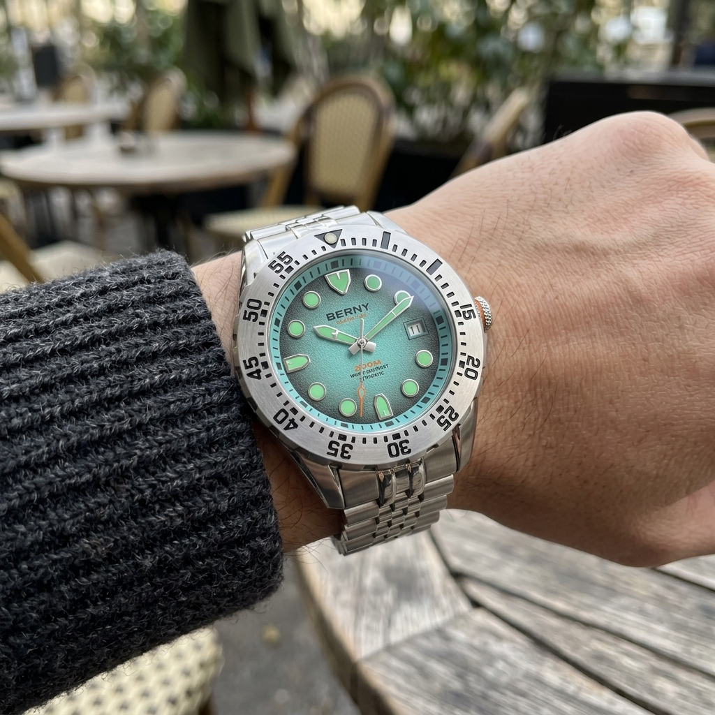 BERNY AM151M - wrist shot lifestyle