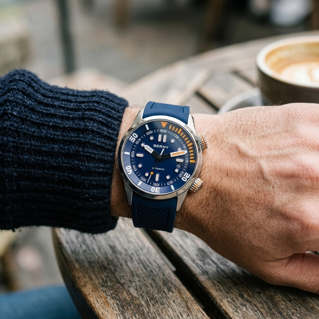 BERNY AM339M - wrist shot lifestyle