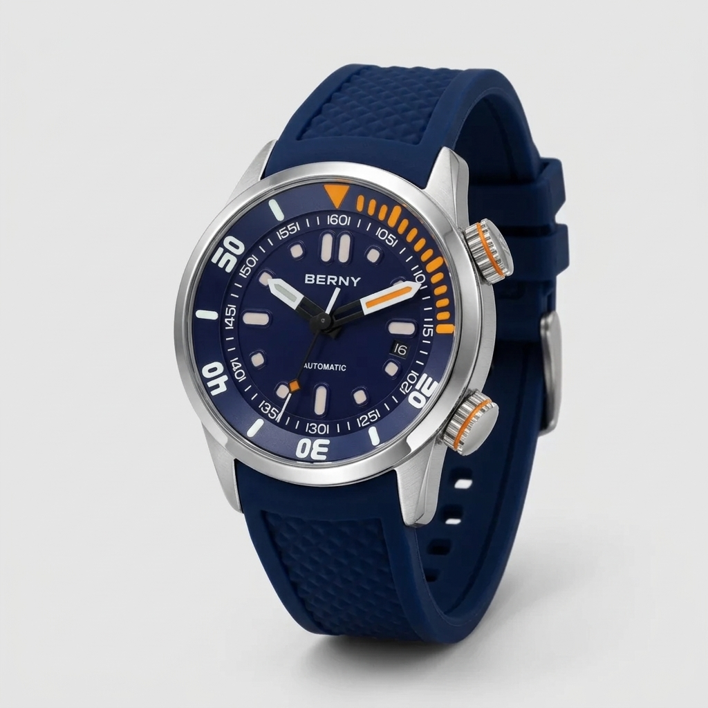 BERNY AM339M - three-quarter case view