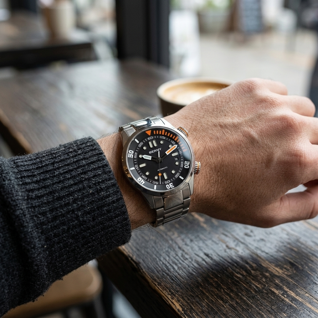BERNY AM339M - wrist shot lifestyle