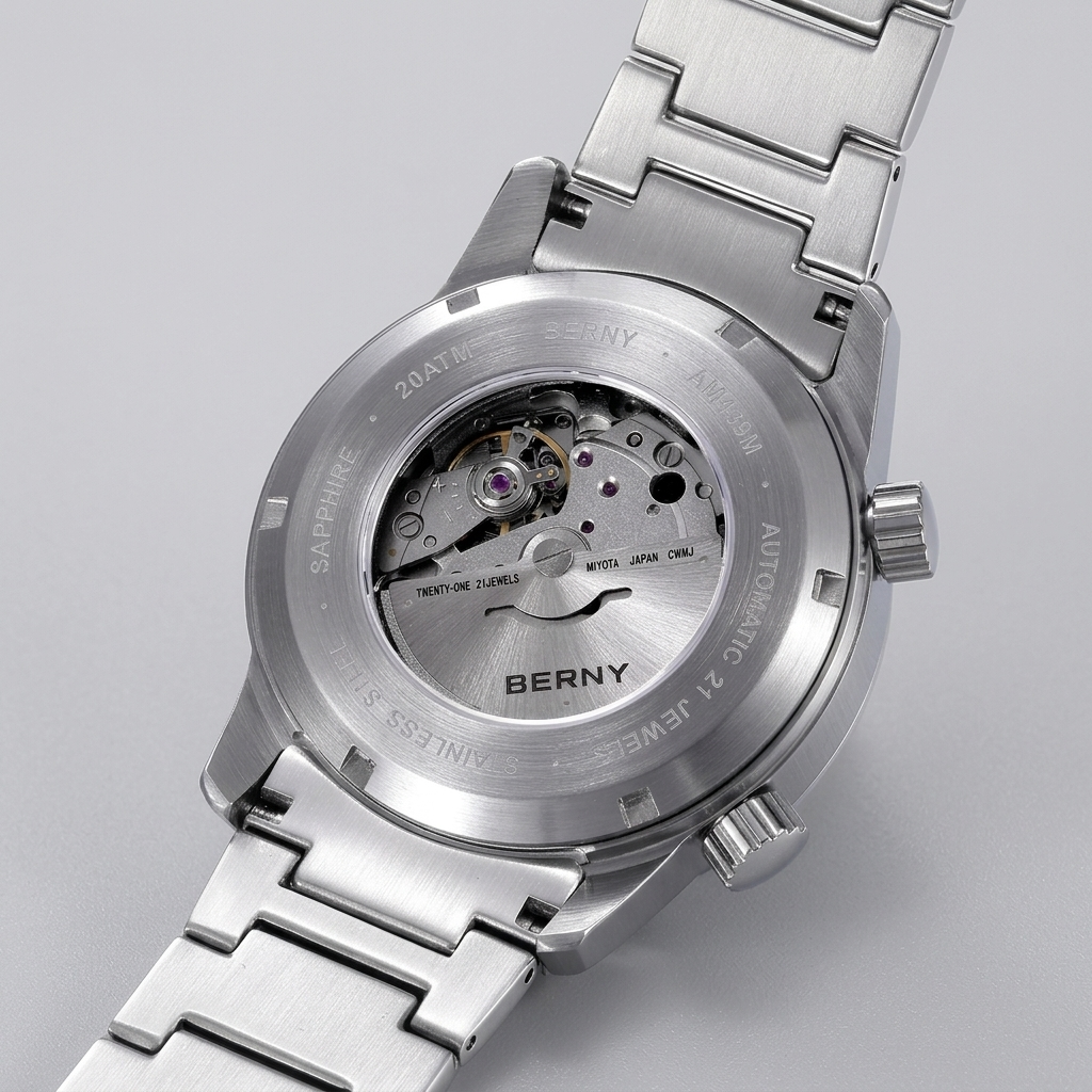 BERNY AM439M - caseback detail