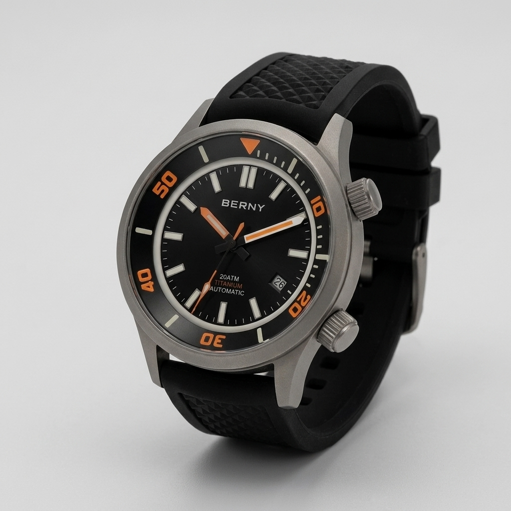 BERNY AMT149M - three-quarter case view
