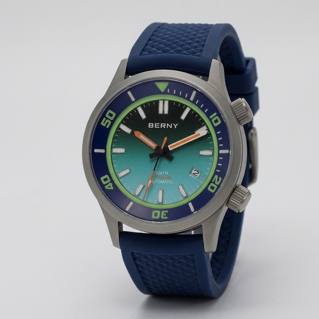 BERNY AMT149M - three-quarter case view