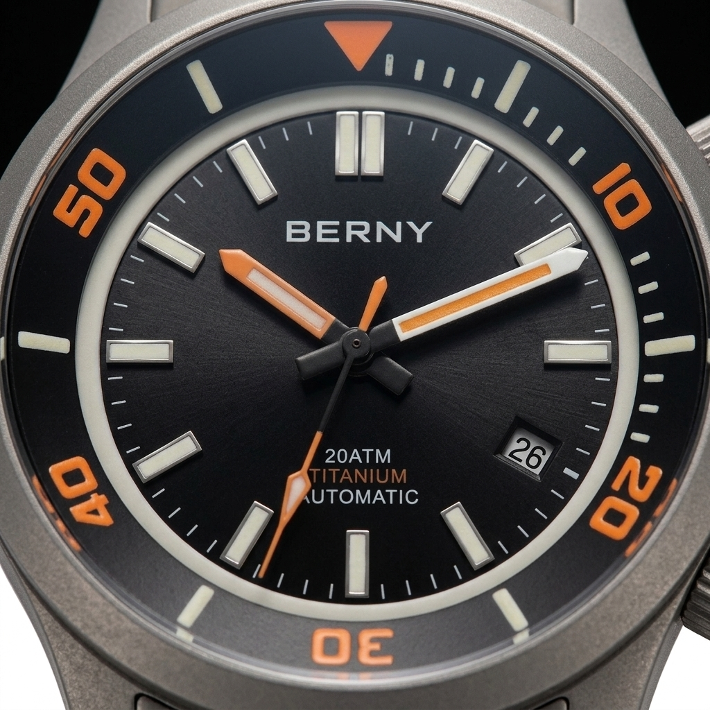 BERNY AMT149M - dial macro detail